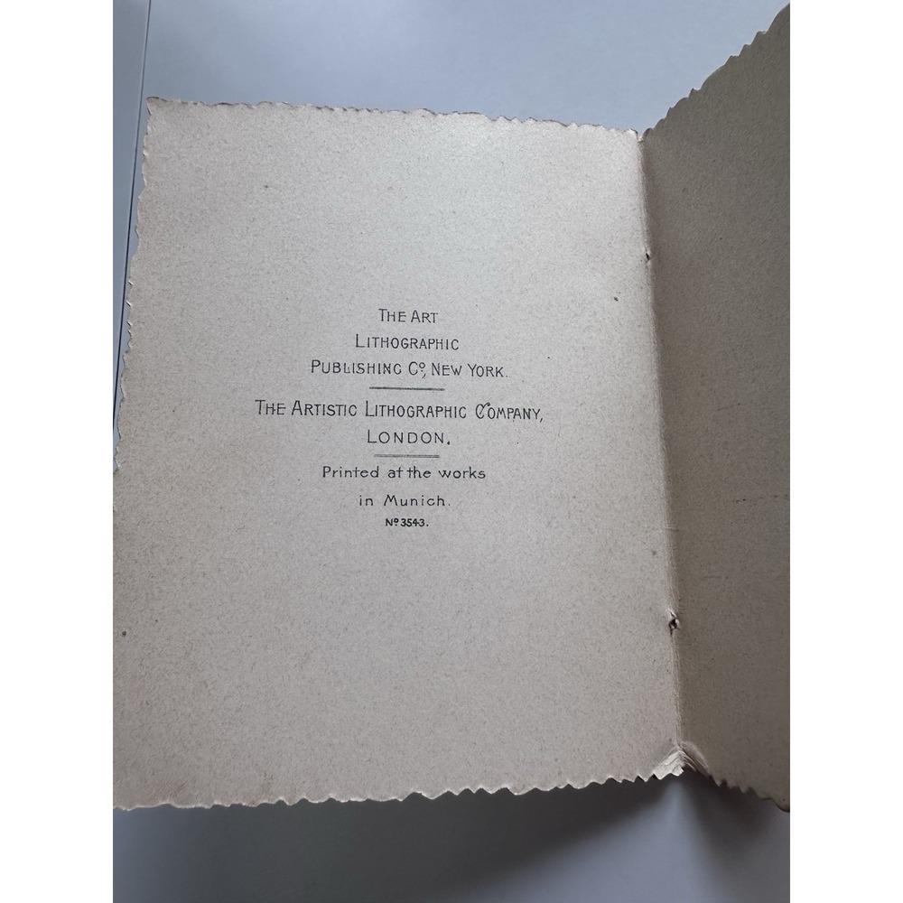 LITTLE UNA Illustrated Poem Book Isa J.Postgate 1890 Art Lithographic Publishing - Picture 6 of 10